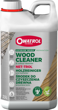 Cleaner * colour restorer for wood, stone, revives faded wood, removes rust stains from stone etc