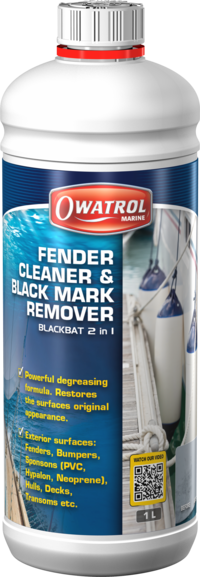Blackbat 2 in 1 cleans / degreases fenders & rubbing marks