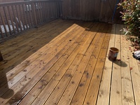 Owatrol Antislip being applied to deck